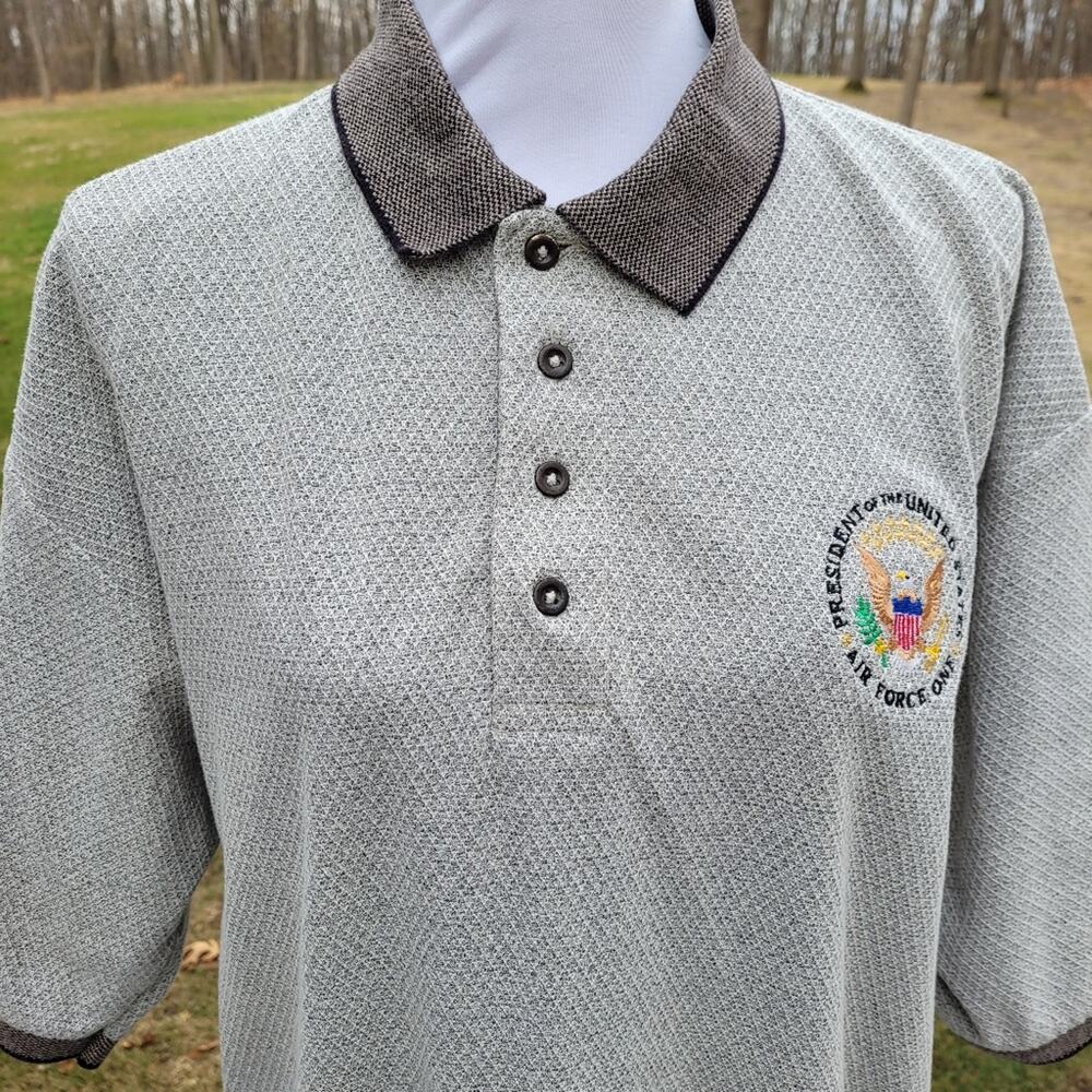 Air Force One Embroidered Pique Polo by Inner Harbor size XL